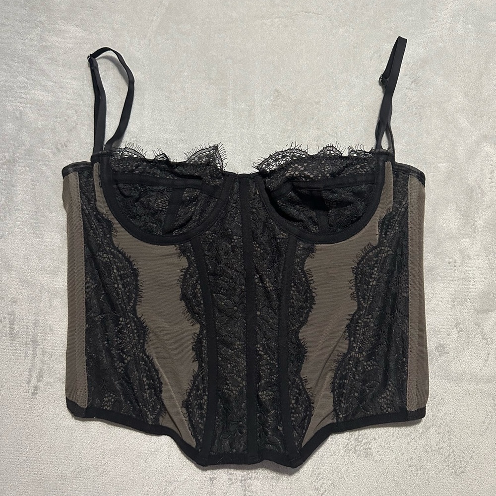 Urban outfitters black corset